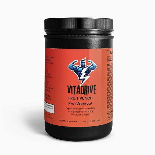 VitaDrive Pre-Workout Powder (Fruit Punch)